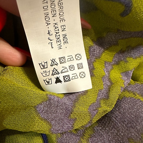 Zara Dress kaftan kimono midi maxi bohemian oversize beads prints summer - Picture 6 of 6